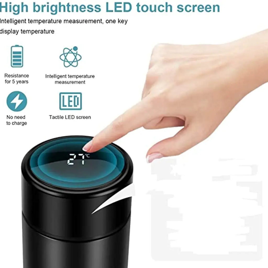 Stainless Steel Temperature Water Bottle Thermos