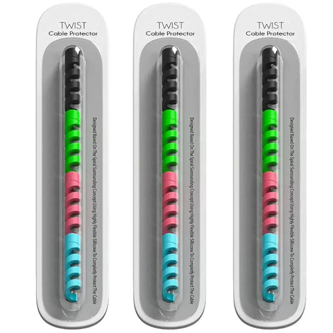 Spiral Charger Cable Protector Data Cable Saver Charging Cord Protective Cable Cover Headph)