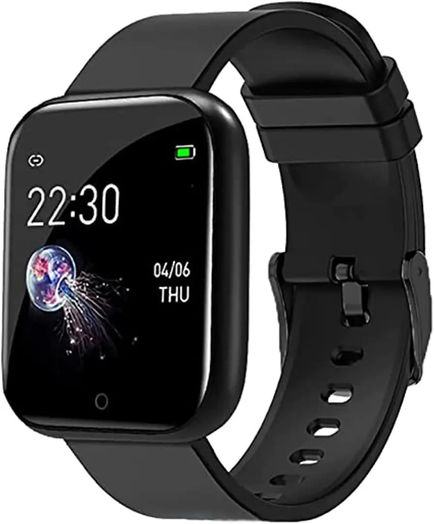 - ID116 Water Proof Bluetooth Smart Watch Fitness Band for Boys, Girls, Men, Women  Kids | Sports Watch for All Smart Phones I Heart Rate and BP Monitor - Black iOS