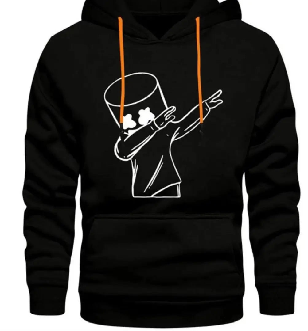 Classic Fleece Printed Hoodie Sweatshirts for Men