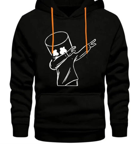 Classic Fleece Printed Hoodie Sweatshirts for Men