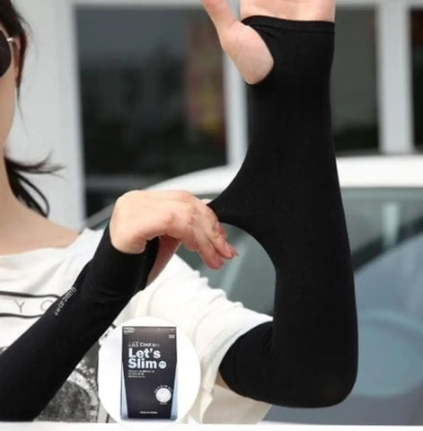 Stylish nylon gloves for men and women Black colour [Pack of 1]