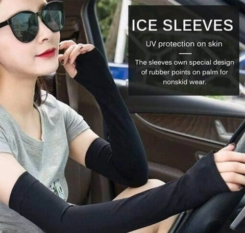 Stylish nylon gloves for men and women Black colour [Pack of 1]