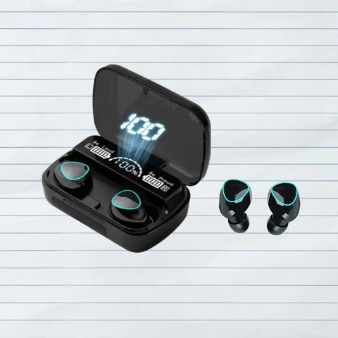 Upgrade to M10 TWS Wireless Headphones - CVC 8.0  9D HiFi Sound