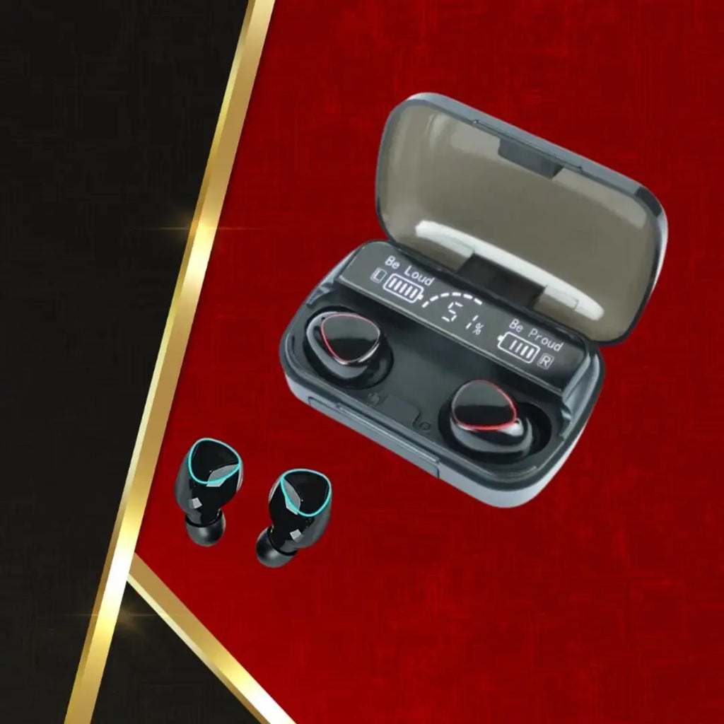 Pro Edition M10 TWS Wireless Headphones - Touch Control and LED