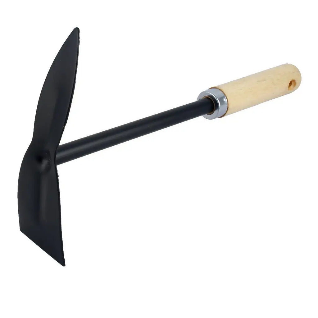 Trendy Wooden Handle Metal Hand Garden Tool Digging Hoe