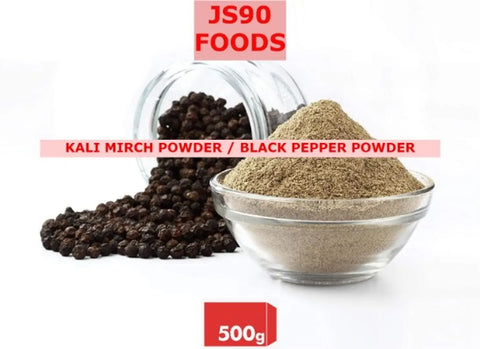 500GM Kali Mirch Powder, Black Pepper Powder , JS90 FOODS
