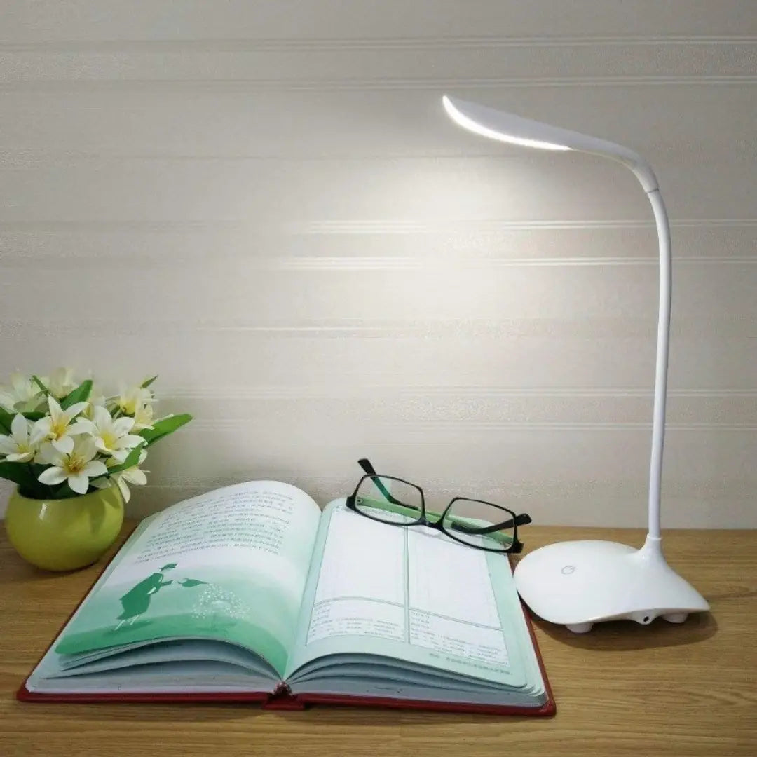 Rechargeable LED Touch On/Off Switch Desk Lamp Children Eye Protection Student Study Reading Dimmer Rechargeable Led Table Lamps USB Charging Touch Dimmer, Desk Lights for Study