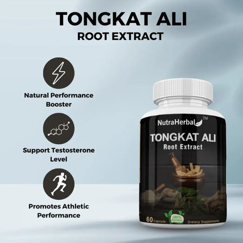 Tongkat Ali Root Extract 800 Mg Capsules, Sexual Health Supplement, Herbal Medicine For Sex