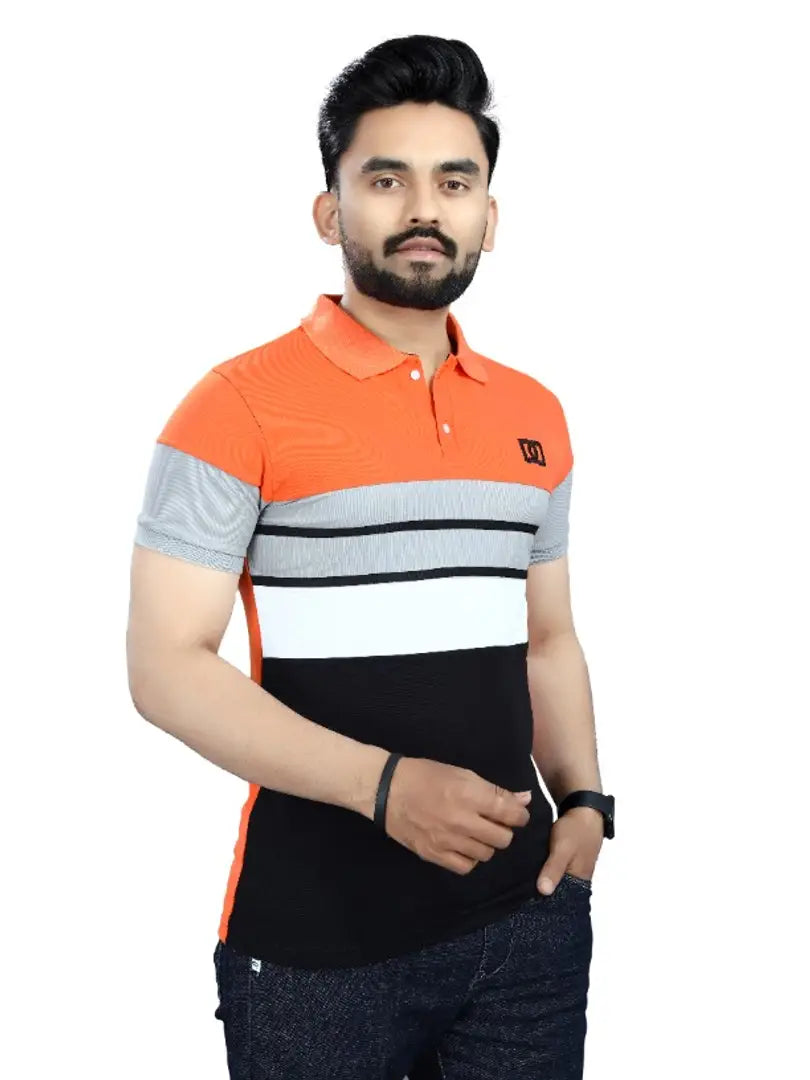 Classic Cotton Blend Solid Tshirt for Men