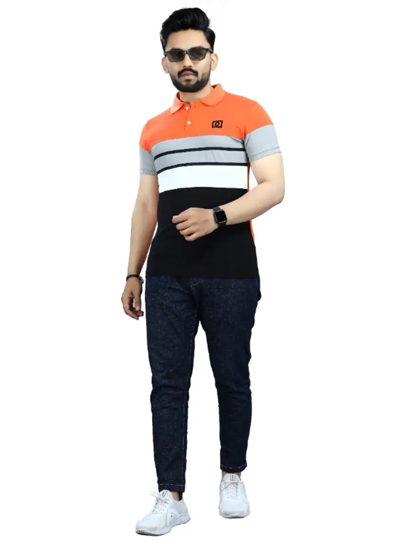 Classic Cotton Blend Solid Tshirt for Men