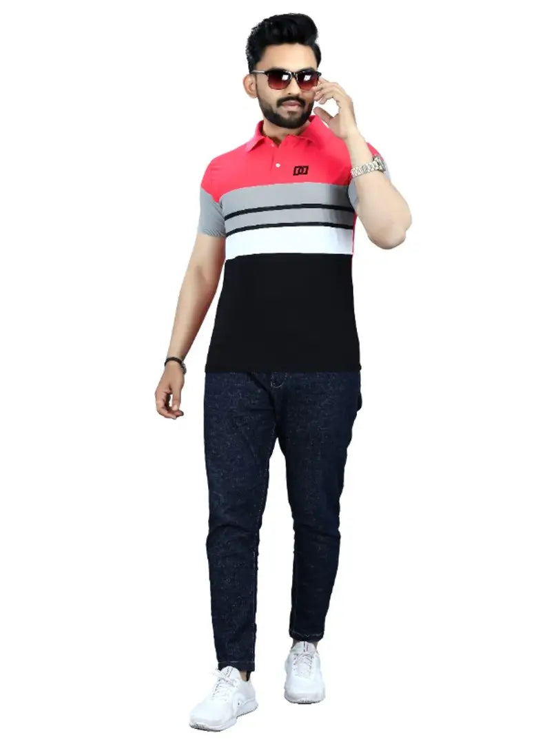 Classic Cotton Blend Solid Tshirt for Men