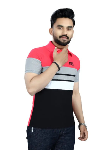 Classic Cotton Blend Solid Tshirt for Men