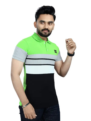 Classic Cotton Blend Solid Tshirt for Men