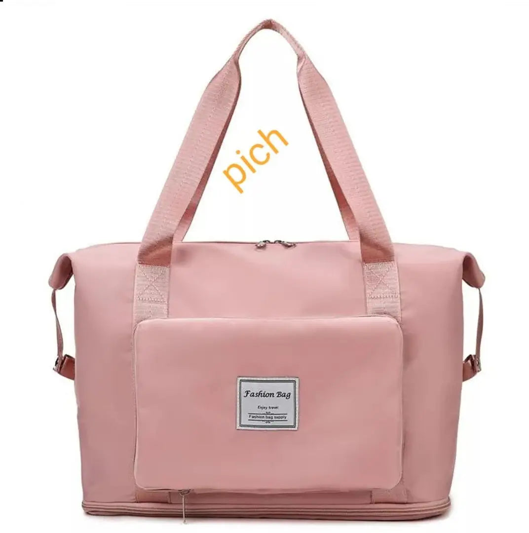 Large Capacity Folding Travel Bag, Travel Lightweight Waterproof Carry Handbags