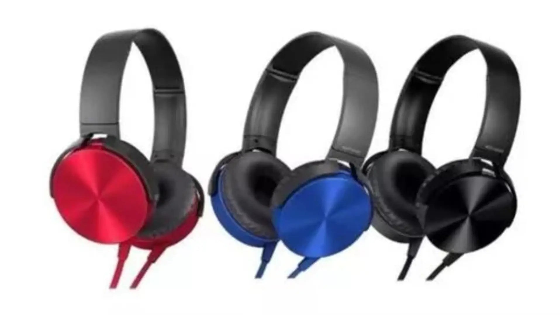 Extrabass Stereo Wired Headphones - Assorted
