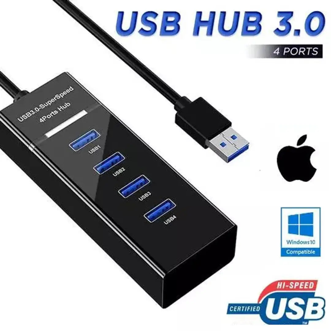 USB HUB 3.0 SUPER SPEED 4 SLOTS