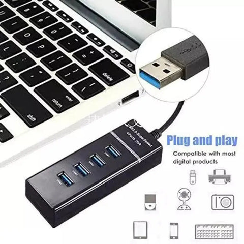 USB HUB 3.0 SUPER SPEED 4 SLOTS
