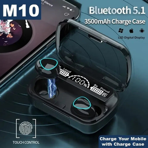 M10 TWS Bluetooth Earbuds Wireless Earbuds