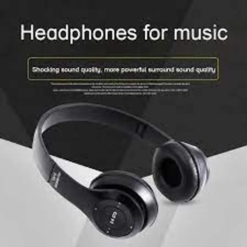 P47 Wireless Headphones with Stereo Memory Card Support Bluetooth Headset