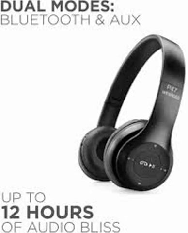 P47 Wireless Headphones with Stereo Memory Card Support Bluetooth Headset