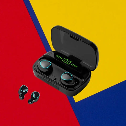 Tuned-in with M10 TWS: Wireless Bluetooth 5.1 Earbuds.