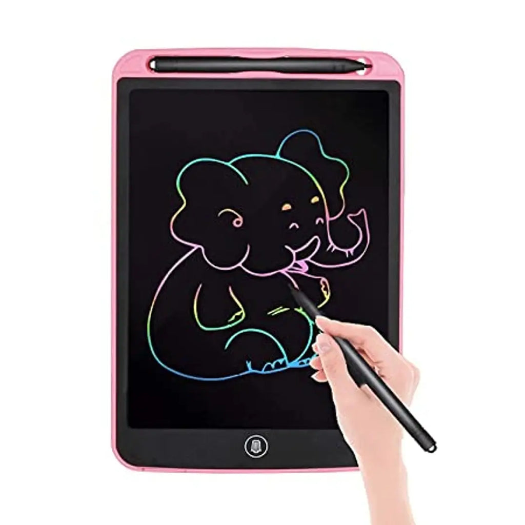 Portable LCD Writing Tablet 12 inches Paperless Memo Digital Tablet Pad for Writing/Drawing (pink)