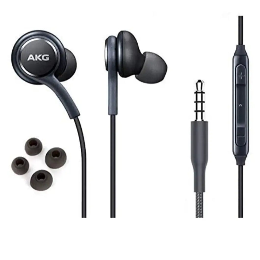 in-Ear Wired Headphones with in-line One-Button Smart Remote with Microphone