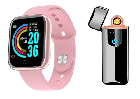 Modern Bluetooth Smart Band with Smart Lighter for Men and Women Touch Screen