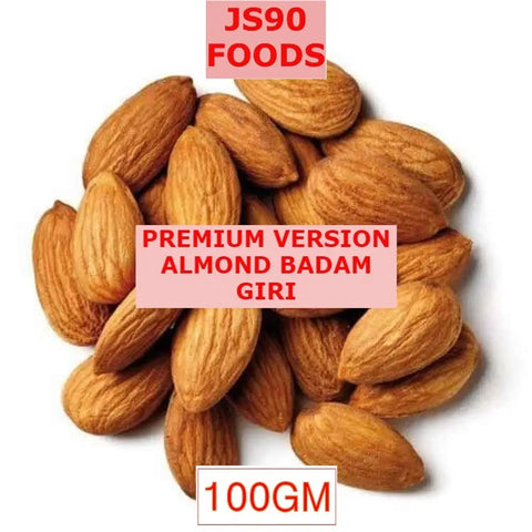 100GM Premium Version Almond Badam Kernel Giri Kernels Nuts JS90 FOODS GUPTA TRADER