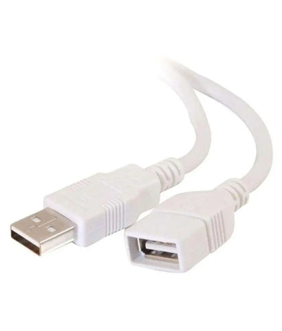 USB MALE FEMALE CABLE (1.5 m),1.5 Meter USB 2.0 Extension Cable - A-Male to A-Female with Sucking Rubber Grip