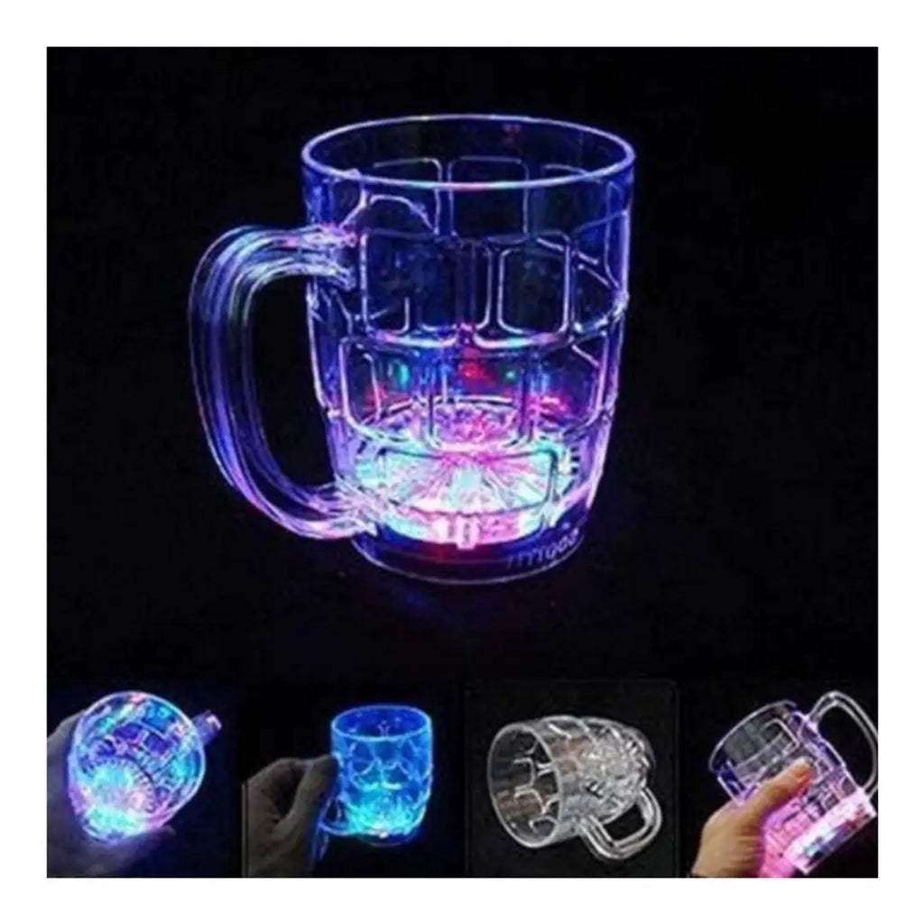 led light mug multicolor beer mug pack of 1