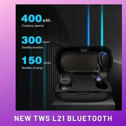 L21TWS Bluetooth V5.1 Earbuds Active Noise Cancelling