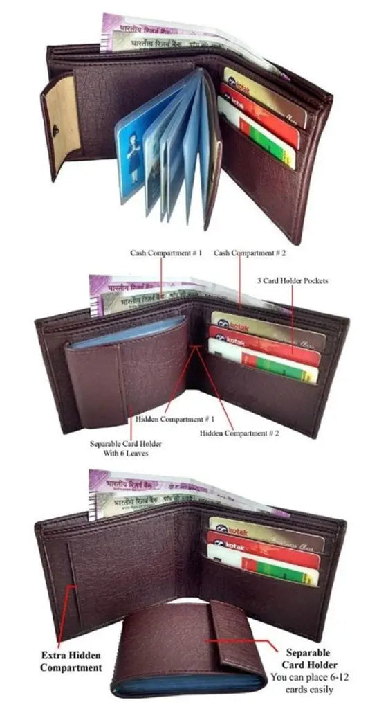 Stylish PU Wallet For Mens