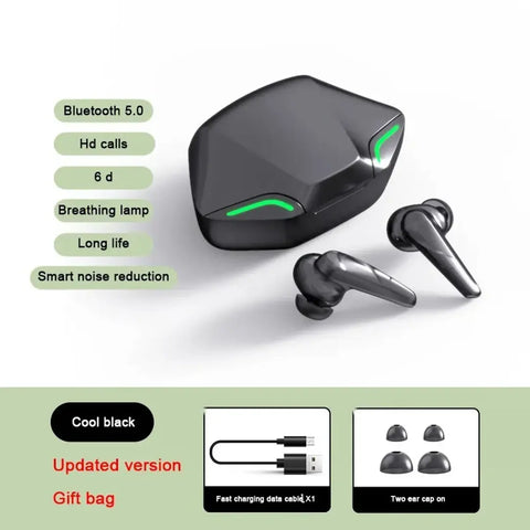 Bluetooth Truly Wireless in Ear Earbuds with mic Gaming headset