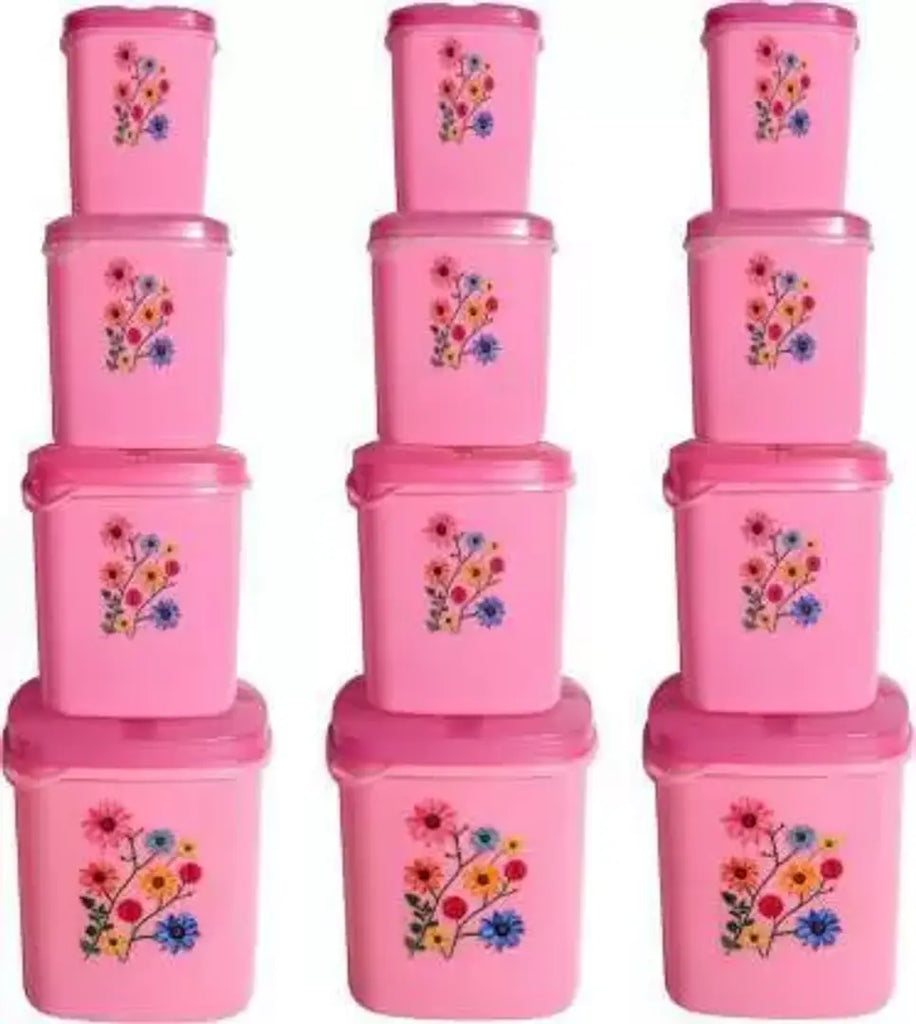 Plastic Grocery Container Set of 12