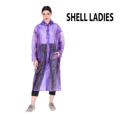 Shell Ladies Long Raincoat