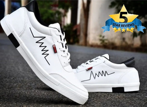White Sports Shoes, Running Shoes, Walking Shoes, Light weight Shoes