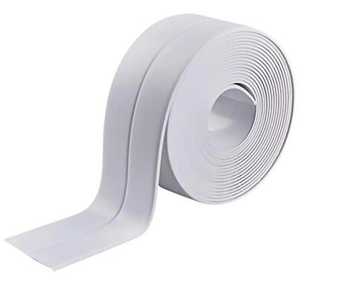 Caulk Strip, PE Self Adhesive Caulk Strip Sealing Tape for Bathtub, Caulk Tape Caulking Sealing Tape for Kitchen Countertop, Bathroom, Toilet, Bathtub Floor Wall Edge Protector