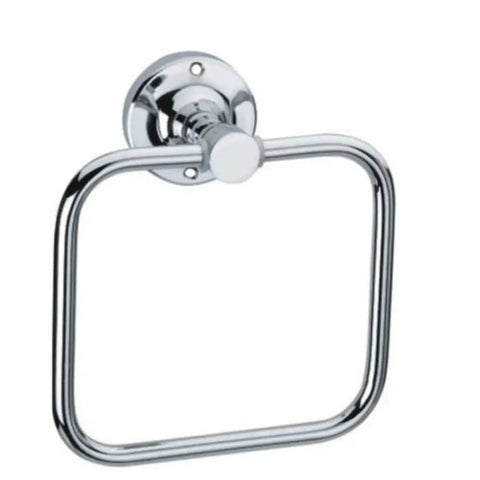 Cossimo Square Stainless Steel Towel Ring Holder (Pack of 1)