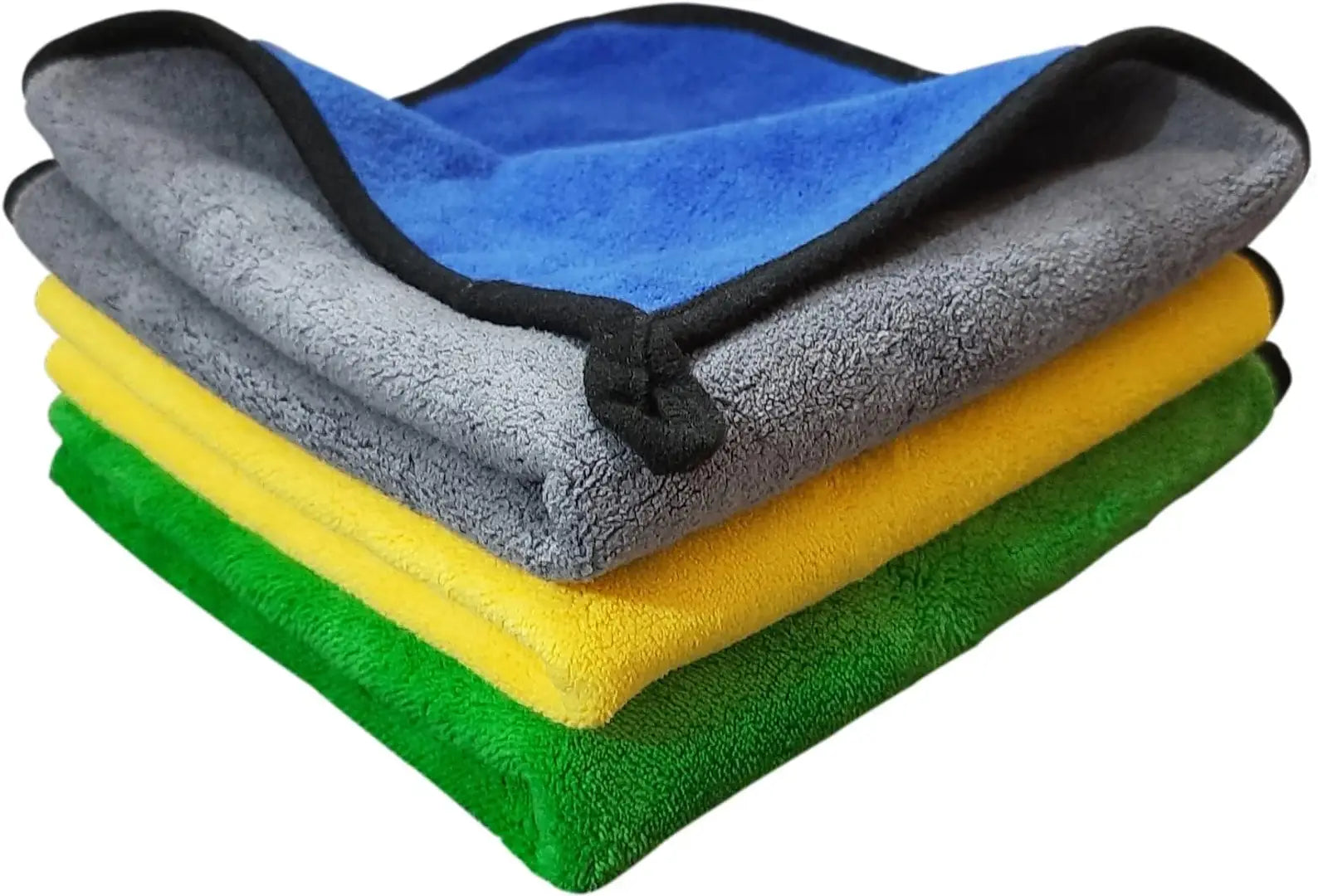 Microfiber Cloth for Car Cleaning and Detailing - Dual Sided, Extra Thick Plush Microfiber Towel Lint-Free, 800 GSM, 40cm x 40cm