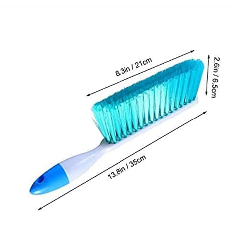 Cleaning Brush, Hard and Long Bristles for Car Seat/Carpet/Mats with Magic Colourful Microfiber Static Duster