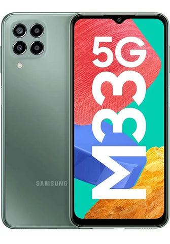 Samsung Galaxy M33 5G (Mystique Green, 6GB, 128GB Storage) | 6000mAh Battery | Upto 12GB RAM with RAM Plus | Travel Adapter to be Purchased Separately