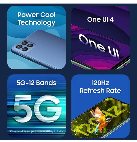 Samsung Galaxy M33 5G (Mystique Green, 6GB, 128GB Storage) | 6000mAh Battery | Upto 12GB RAM with RAM Plus | Travel Adapter to be Purchased Separately