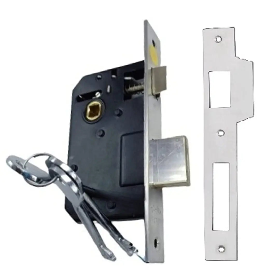ZTXON Heavy Duty Mortise Door Lock for Bedroom, Living Room, Main Door, Matt Antique Brass Finish With All Screw And Cram | 2 Keys | 6 Lever Double Stage Lockset With All Screw And Cram for House Hote
