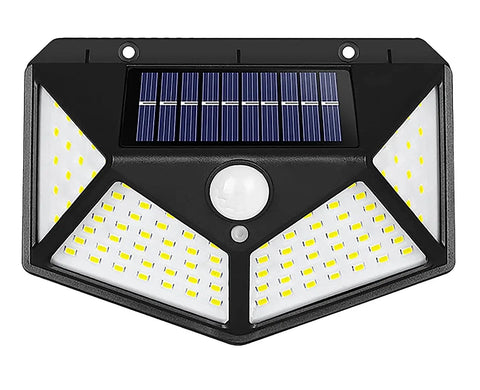 SOLAR 100 LED Bright Outdoor Security Lights with Motion Sensor Solar Powered Wireless Waterproof Night Spotlight for Outdoor/Garden