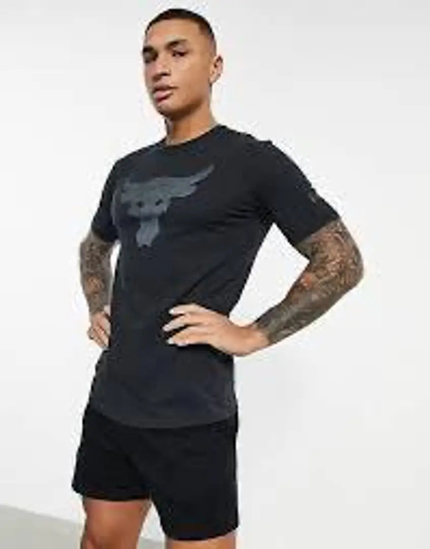 Bull Printed Tshirt Black