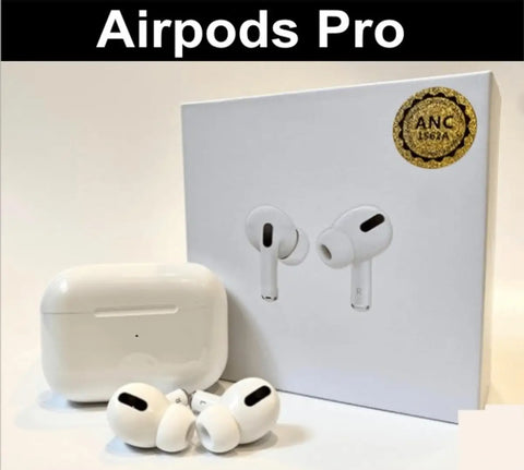 Airpod Pro with Wireless Charging Case | Active Noise Cancellation | Wireless Mobile Bluetooth |14 Hours Battery Backup | Compatible with Android and iOS... ANC