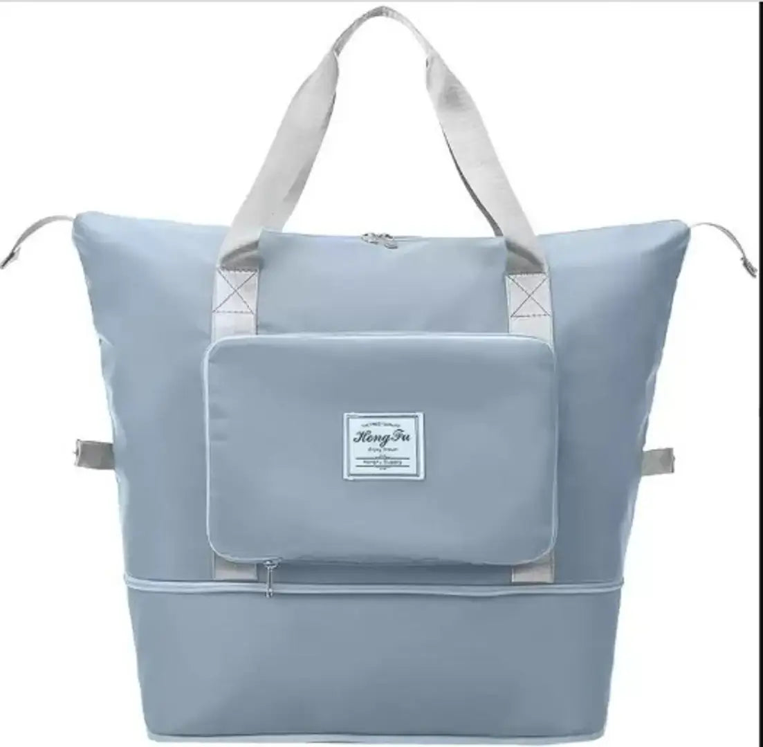 Foldable Travel Duffel Bag, Large Capacity Folding Travel Bag, Travel Lightweight Waterproof Carry Luggage Bag (40 x 23 x 45cm