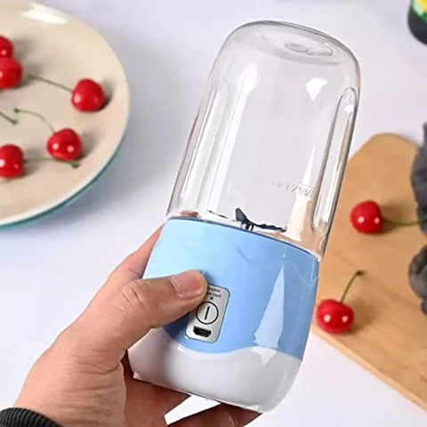 Rechargeable Portable Electric Mini USB Juicer Bottle Blender for Making Juice Travel Juicer for Fruits and Vegetables Hand Machine, In built Jar, Multicolour